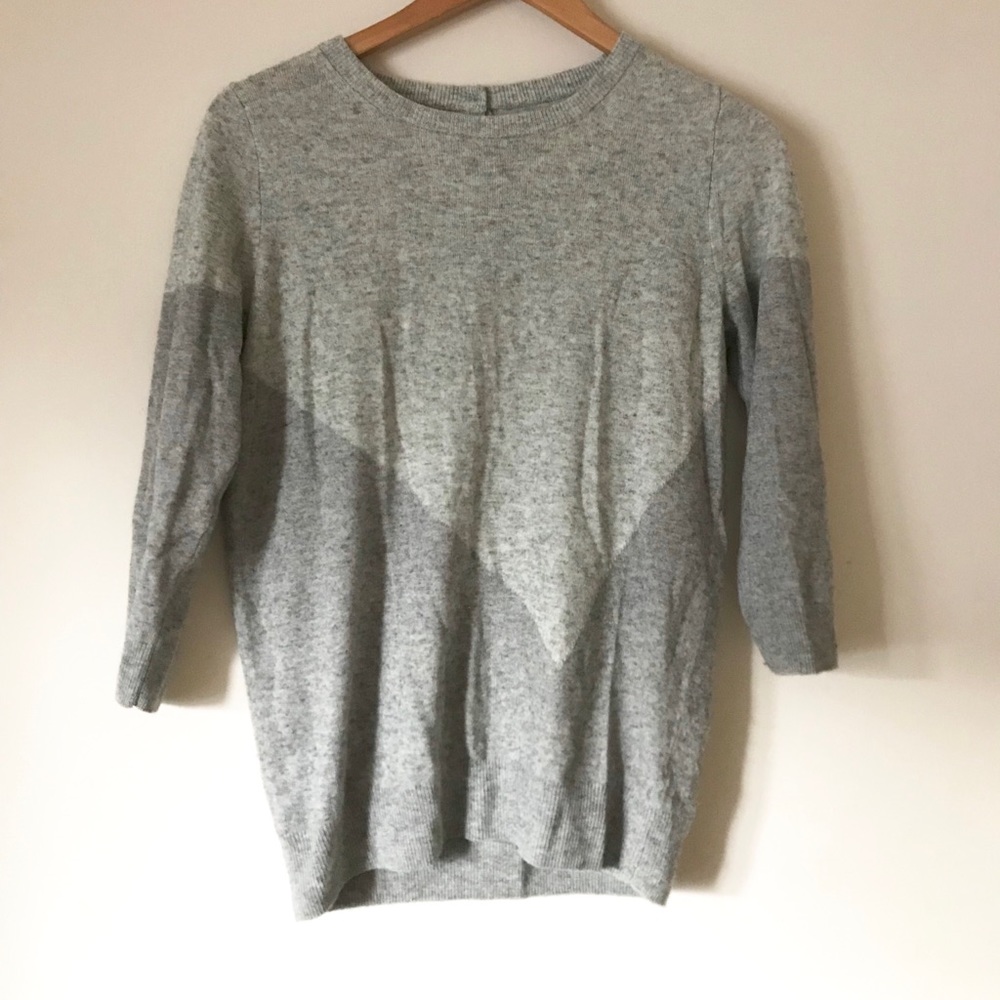 J Crew Grey Wool Sweater